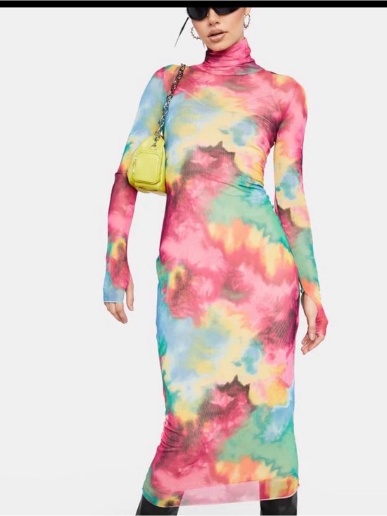 REVOLVE Dresses & Skirts - Revolve -Tie-Dye Long Sleeve Midi Dress